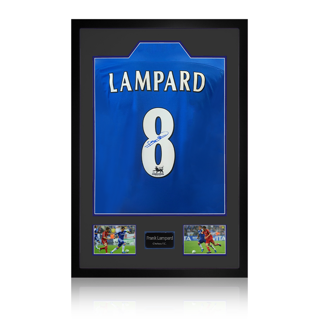 Frank Lampard Signed Chelsea Shirt Premium Frame (ACG Cert)