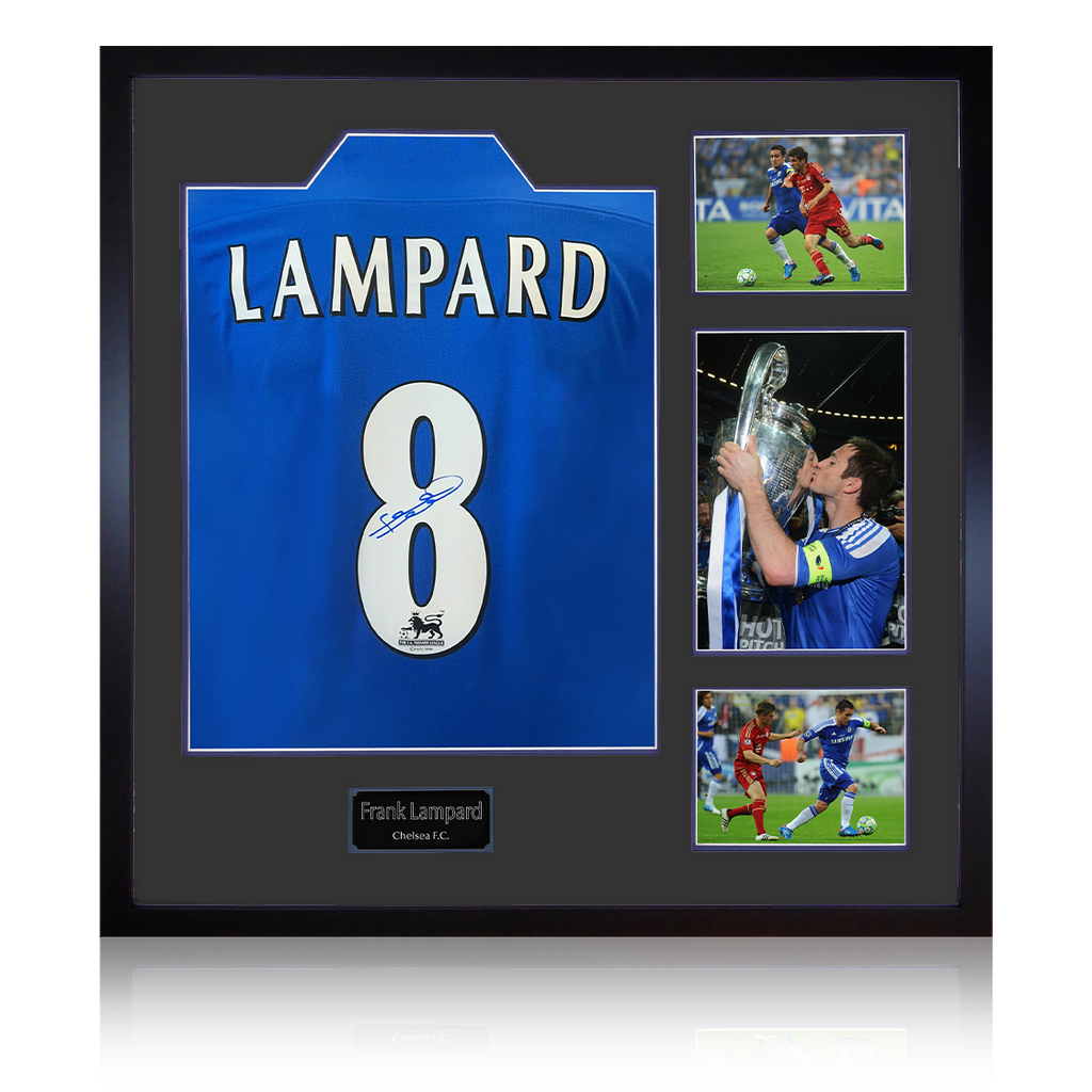 Frank Lampard Signed Chelsea Shirt Elite Frame (ACG Cert)