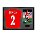 Lee Dixon Signed Arsenal Shirt Classic Frame (ACG Cert)