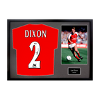 Lee Dixon Signed Arsenal Shirt Classic Frame (ACG Cert)