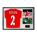 Lee Dixon Signed Arsenal Shirt Classic Frame (ACG Cert)