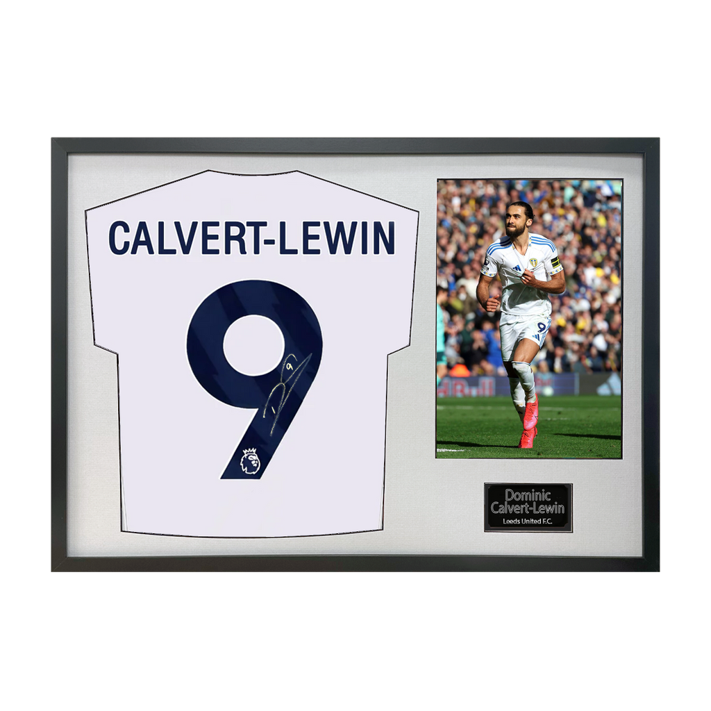 Dominic Calvert-Lewin Signed Leeds United Shirt Classic Frame (ACG Cert)