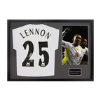 Aaron Lennon Signed Tottenham Hotspur Shirt Classic Frame (ACG Cert)