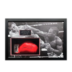 Lennox Lewis Signed Glove Iconic Frame