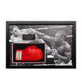 Lennox Lewis Signed Glove Iconic Frame