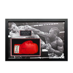 Lennox Lewis Signed Glove Iconic Frame
