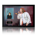 Lewis Capaldi Signed Image Iconic Frame