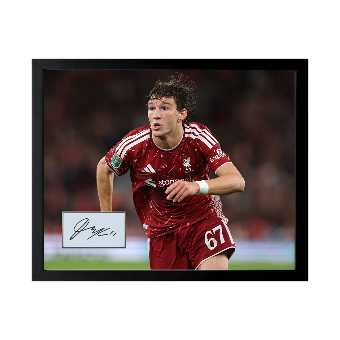 Lewis Koumas Signed Liverpool Cut Deluxe Mount Frame