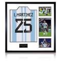 Lisandro Martínez Signed Argentina Elite Frame