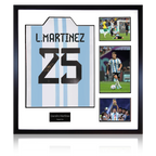 Lisandro Martínez Signed Argentina Elite Frame