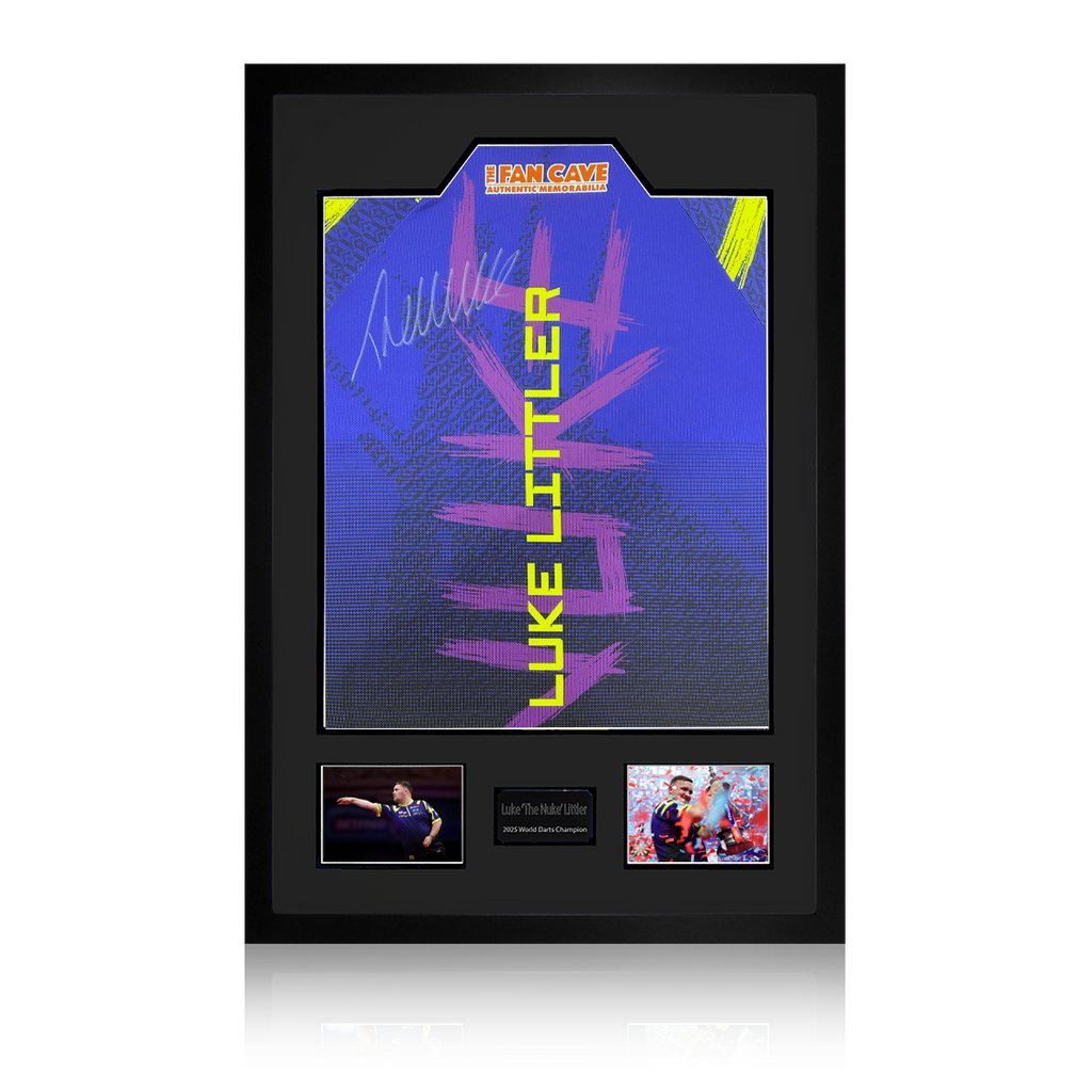 Luke Littler Signed 25/26 Shirt Premium Frame