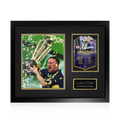 Luke Littler Signed Ultimate Darts World Champion Card Deluxe Mount Frame