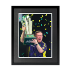 Pre-Order Luke Littler Signed 2025 World Champion Image Deluxe Mount Frame