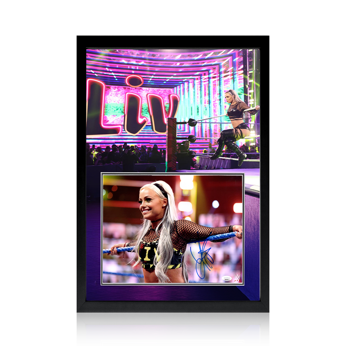 Liv Morgan Signed Image Iconic Frame (JSA)