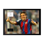 Luis Enrique Signed FC Barcelona Cut Iconic Frame (ACG Cert)