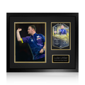 Luke Littler Signed Ultimate Darts Card Deluxe Mount Frame