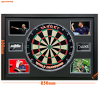 Luke Littler & Phil Taylor Signed Dartboard Premium Frame