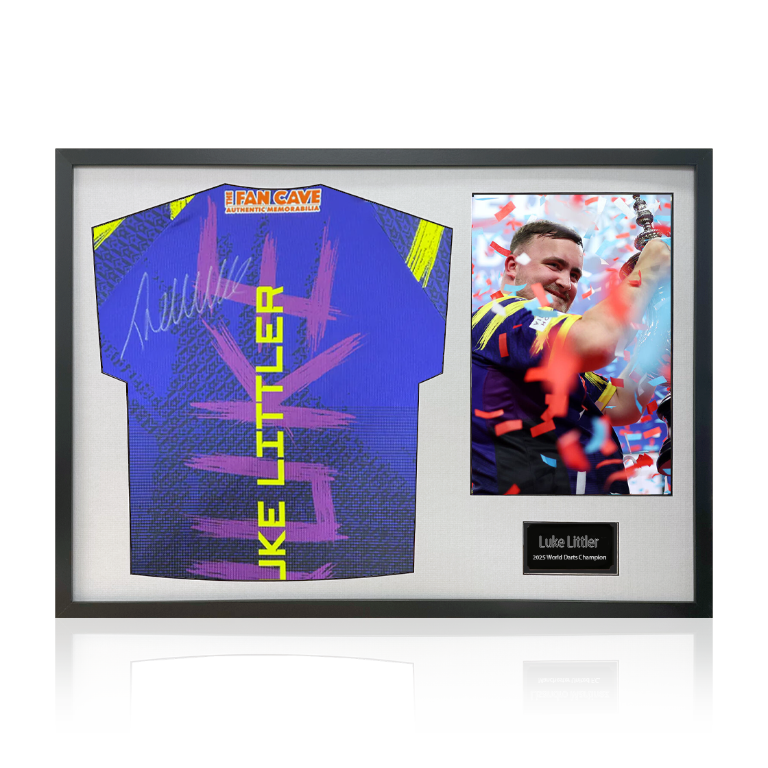 Luke Littler Signed 25/26 Shirt Classic Frame