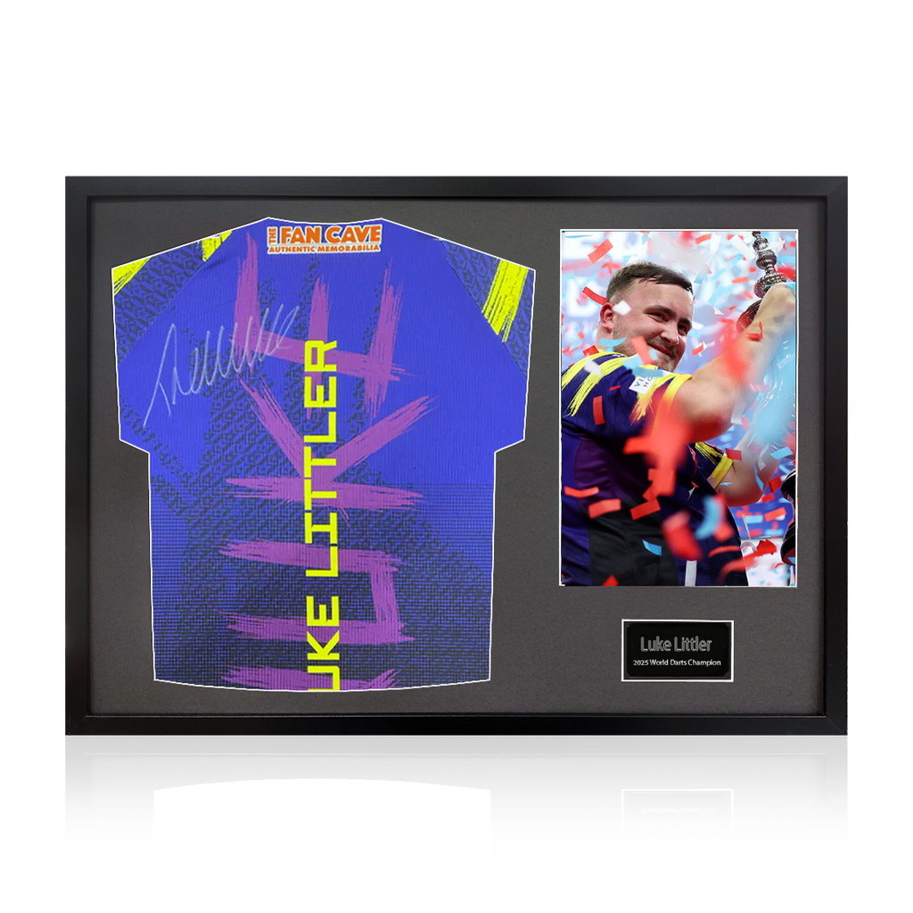 Luke Littler Signed 25/26 Shirt Classic Frame