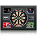 Luke Littler & Phil Taylor Signed Dartboard Premium Frame