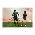 Marco Materazzi Signed Inter Milan 12x8 Image 1