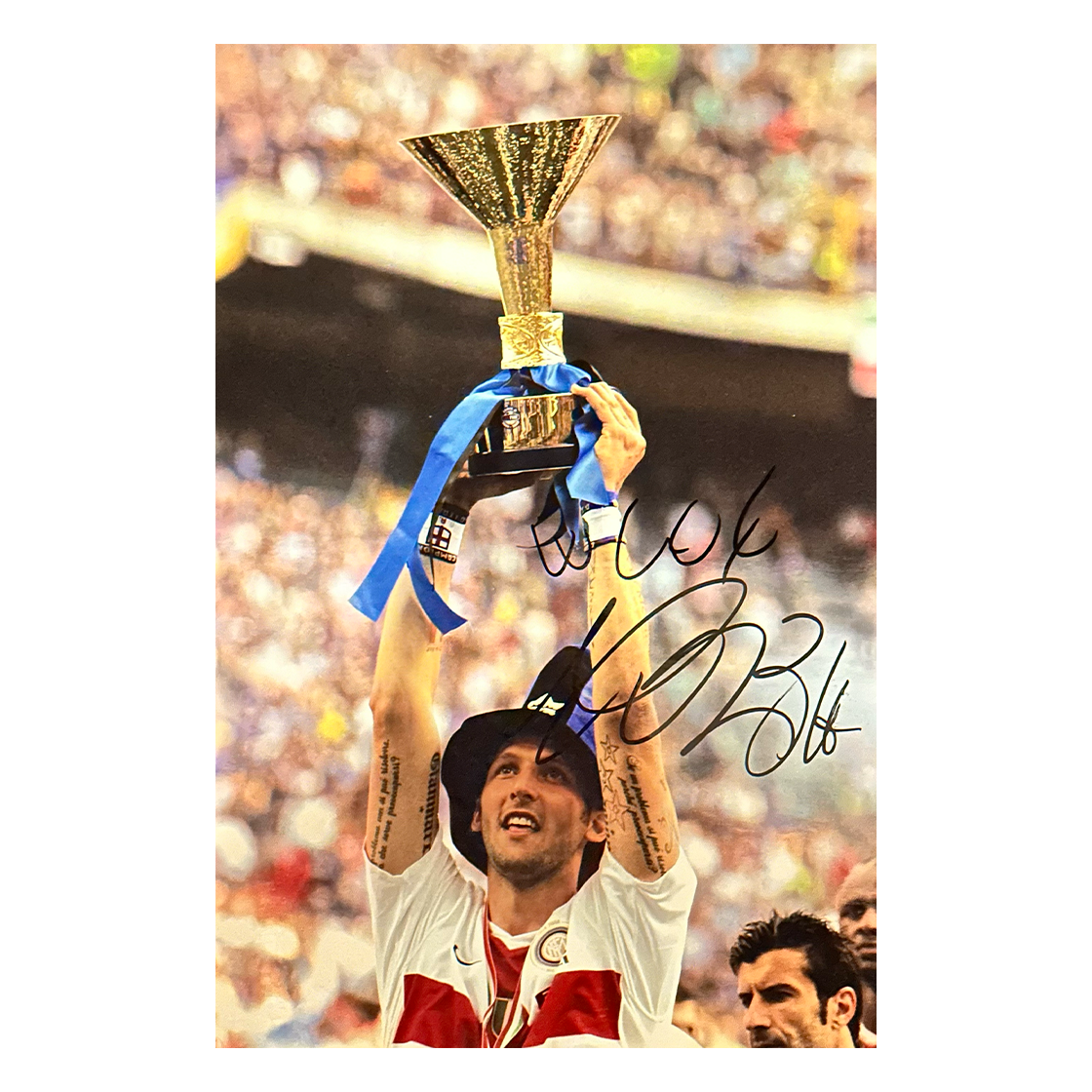 Marco Materazzi Signed Inter Milan 12x8 Image 2
