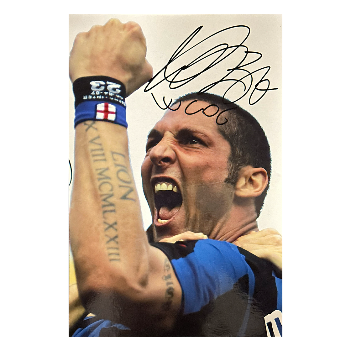 Marco Materazzi Signed Italy 12x8 Image 4