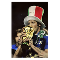 Marco Materazzi Signed Italy 12x8 Image 7