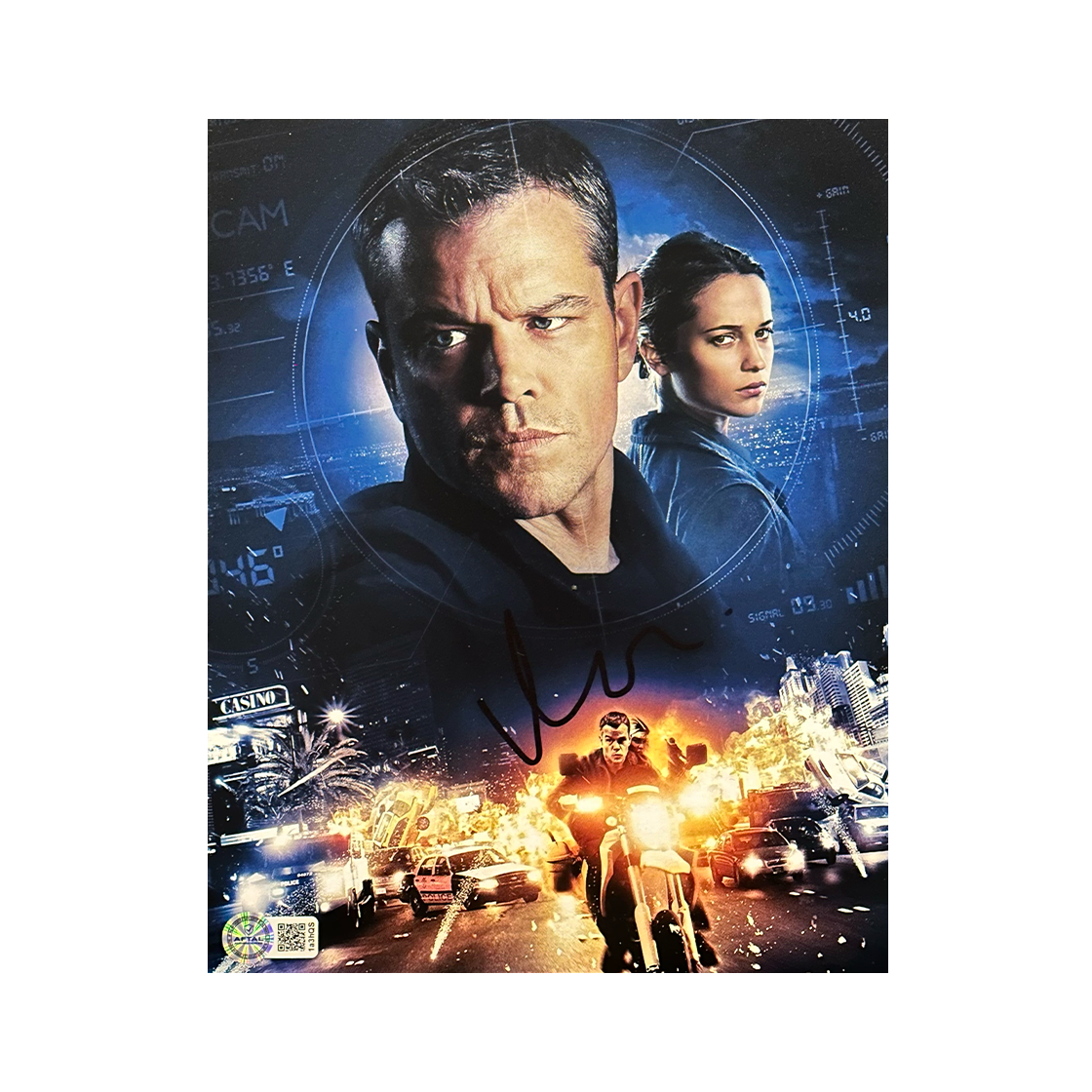 Matt Damon Signed Jason Bourne 10x8 Image 5 (AFTAL Authenticated)