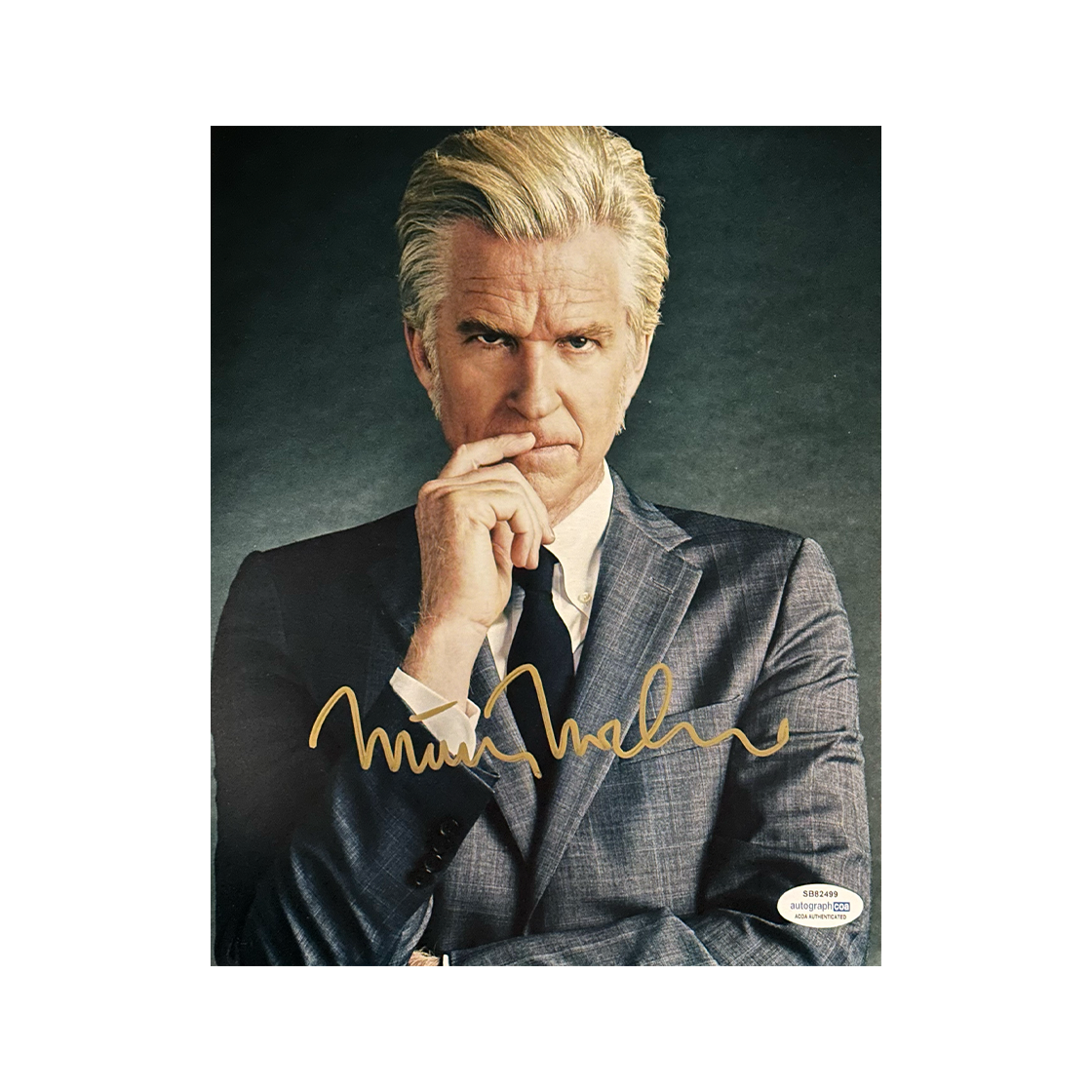 Matthew Modine Signed Stranger Things 10x8 Image 3 (ACOA)