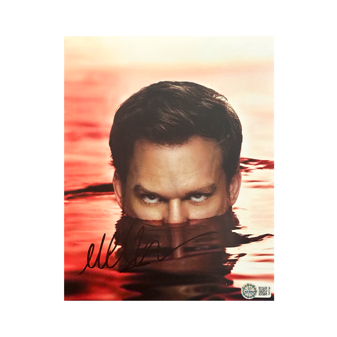 Michael C. Hall Signed Dexter 10x8 Image 1 (AFTAL Authenticated)