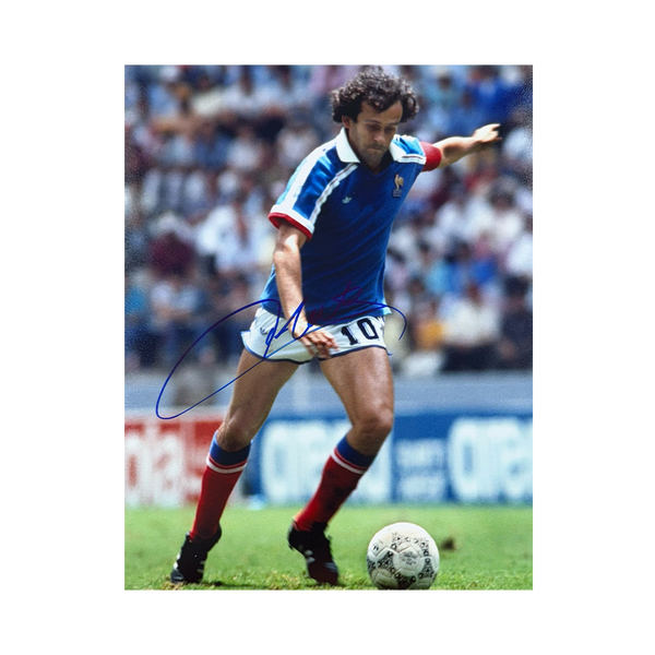 Michel Platini Signed Autograph 12x8 Photo + COA France Captain Authentic Michel Platini Signed Autograph 12x8 Photo + COA France Captain Authentic