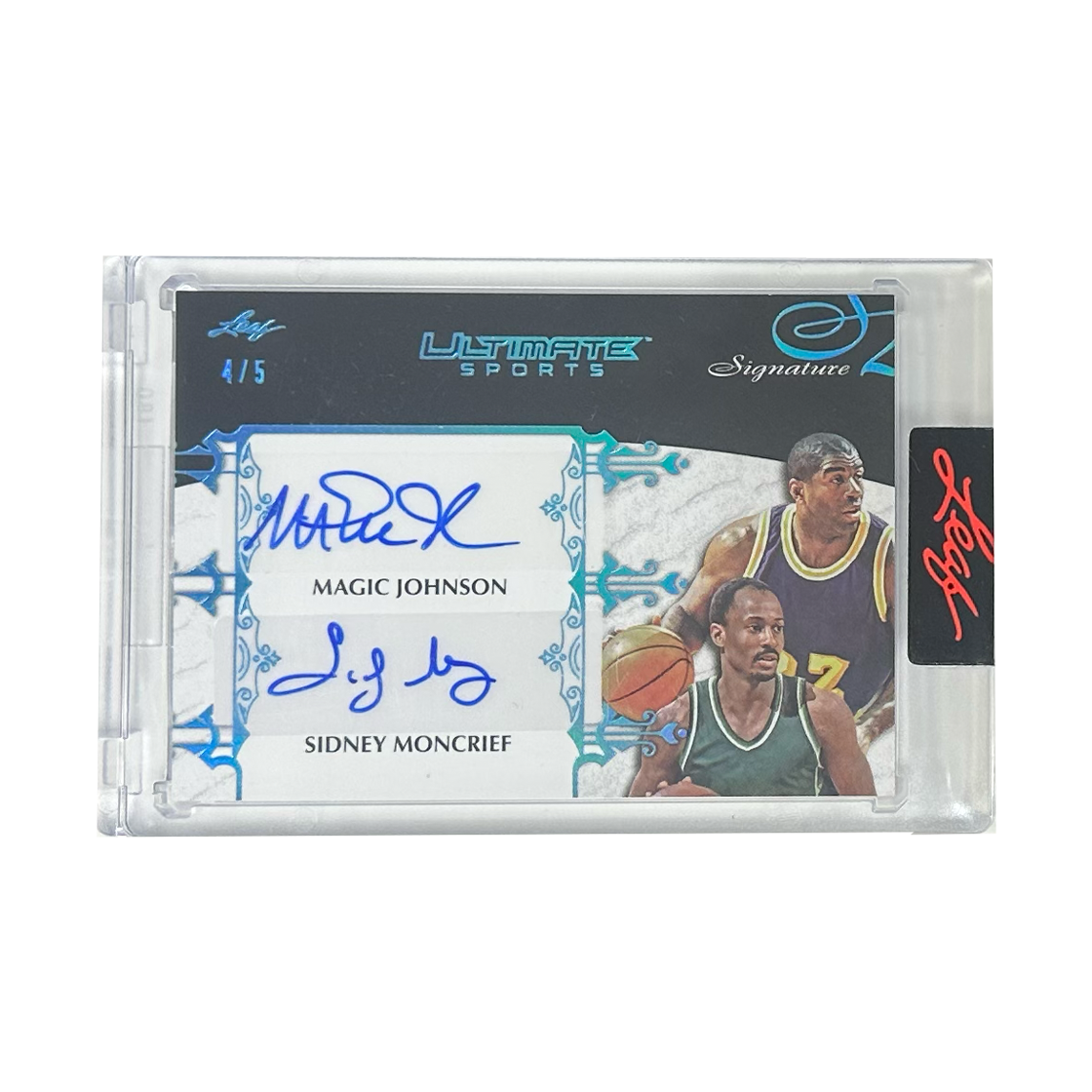 Leaf Ultimate Sports Magic Johnson & Sidney Moncrief 4/5