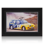 Malcolm Wilson Ford Escort Cosworth Original Signed Rally Poster Display