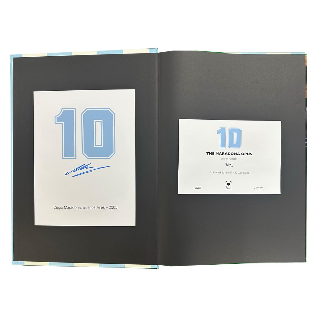 Diego Maradona Signed Limited Edition Opus Book