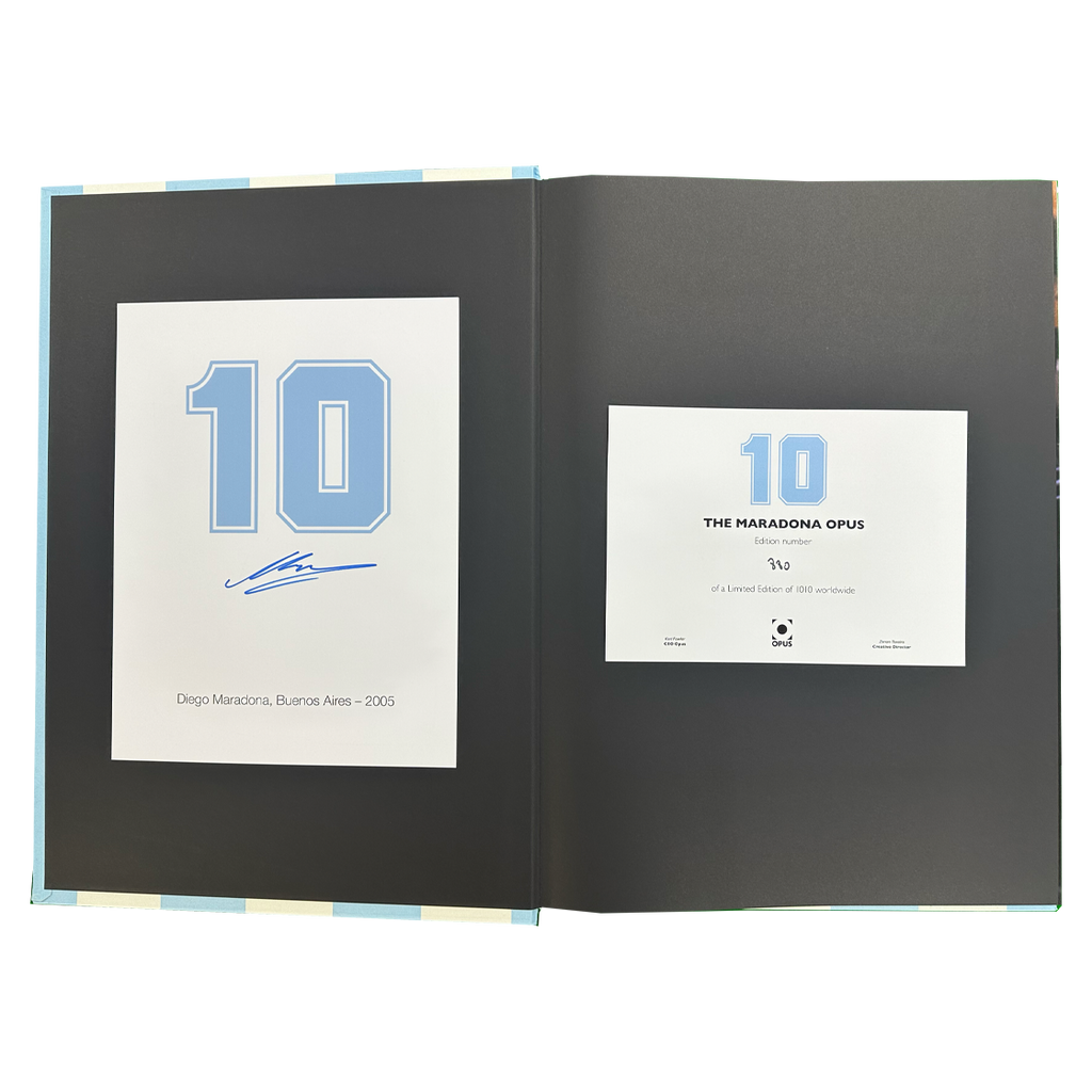 Diego Maradona Signed Limited Edition Opus Book