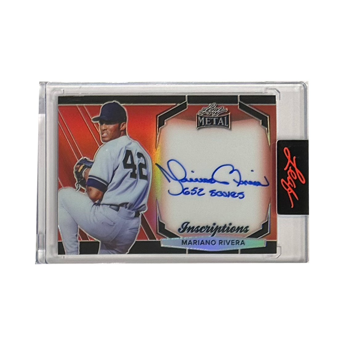 Leaf Sports Heroes Inscriptions Mariano Rivera 65/100