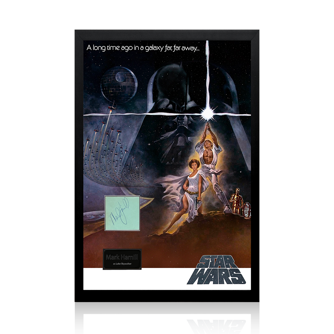 Mark Hamill Signed Star Wars Display (ACOA)