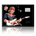 Mark Knopfler (Dire Straits) Signed Framed Display (ACOA)