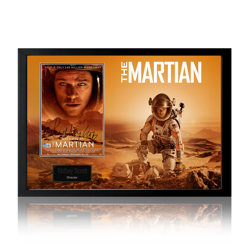 Ridley Scott Signed The Martian Image Iconic Frame (Beckett)