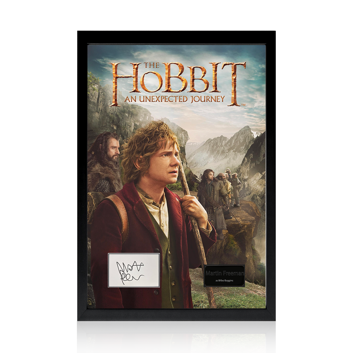 Martin Freeman Signed The Hobbit: An Unexpected Journey Iconic Frame (ACOA)