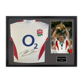 Martin Johnson Signed England Shirt Classic Frame