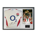 Martin Johnson Signed England Shirt Classic Frame
