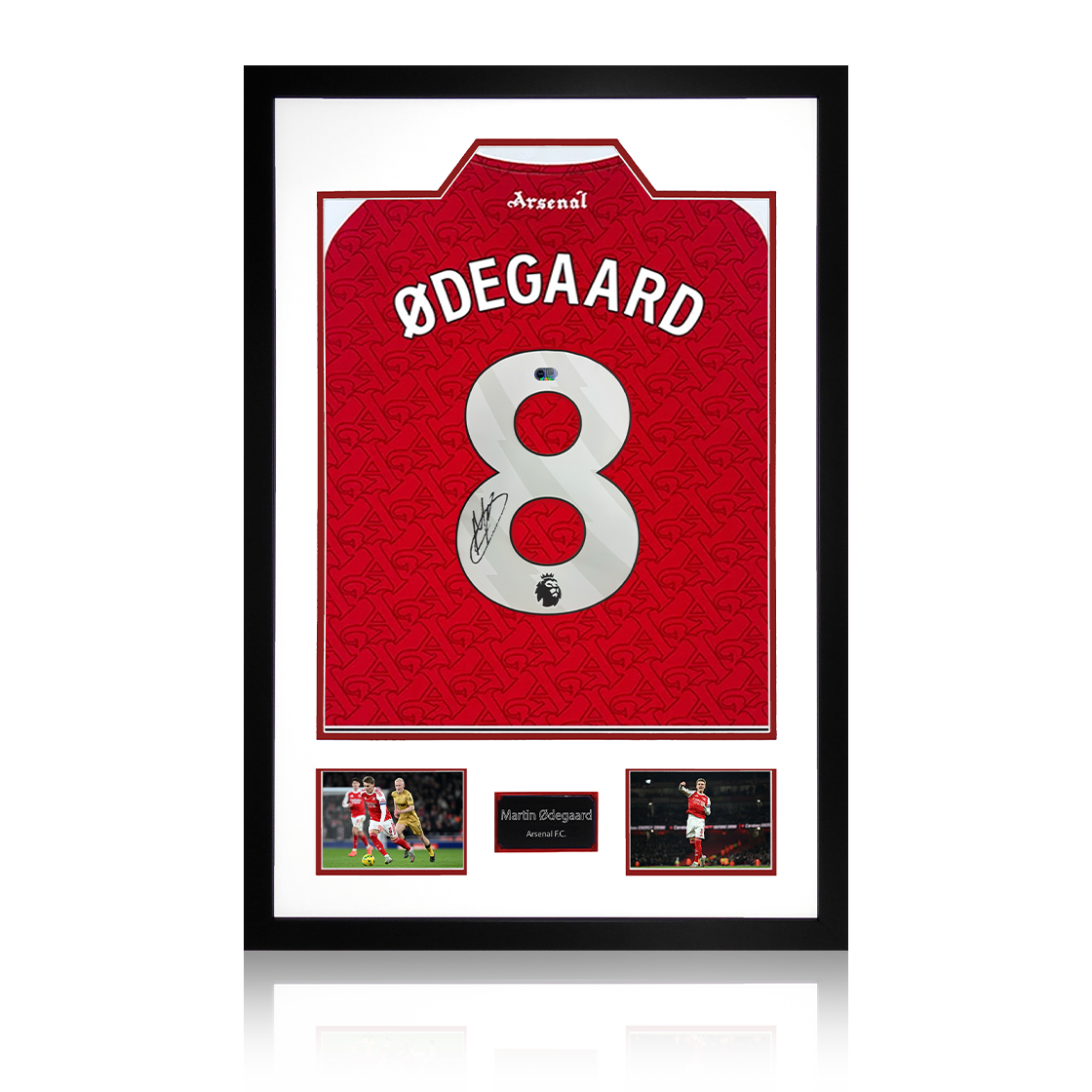 Martin Ødegaard Signed Arsenal Shirt Premium Frame (ACG Cert)
