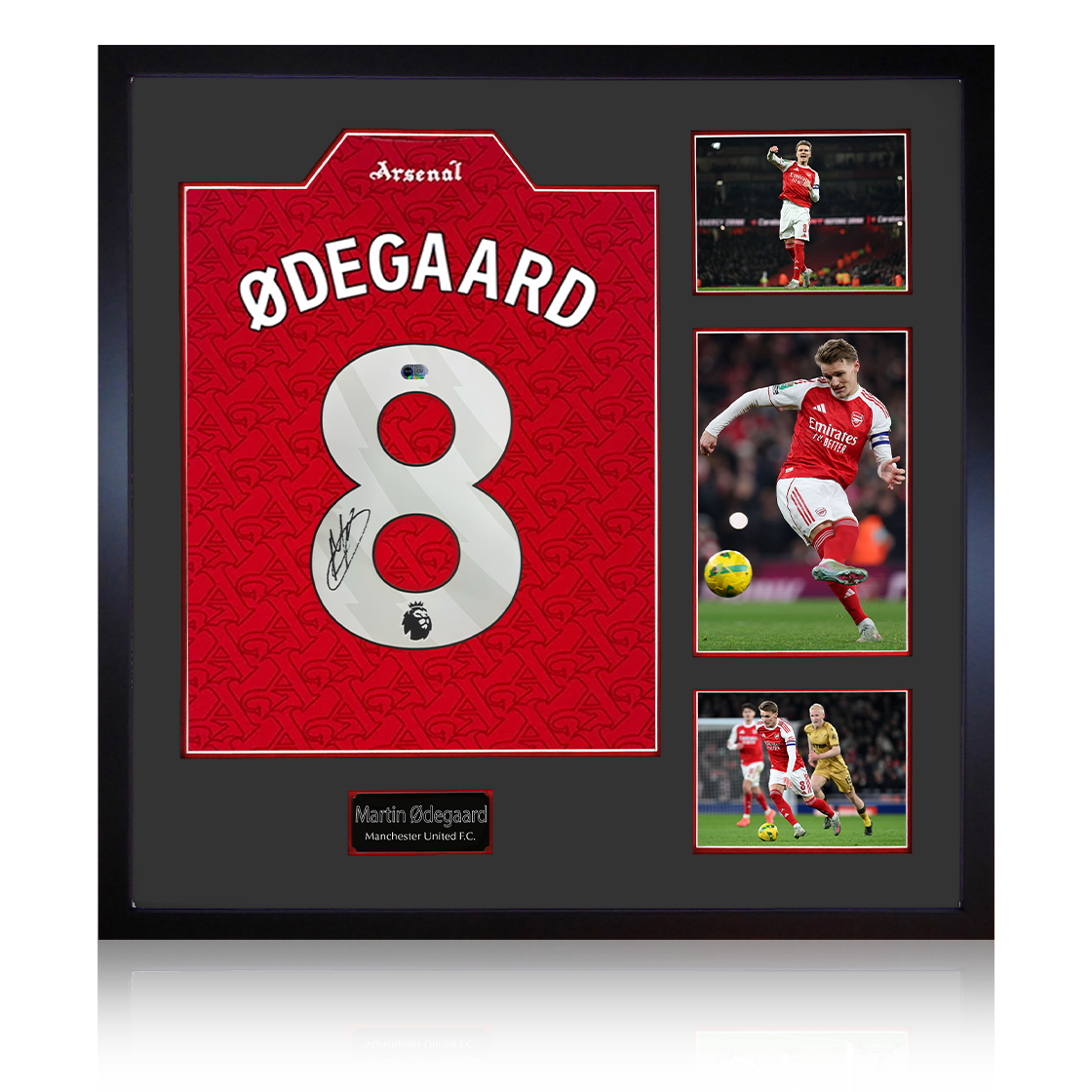 Martin Ødegaard Signed Arsenal Shirt Elite Frame (ACG Cert)
