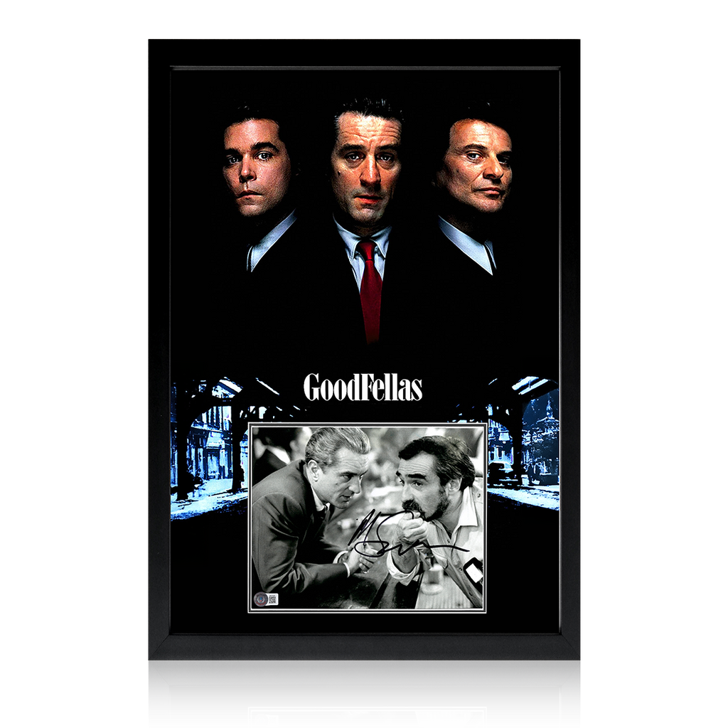Martin Scorsese Signed Goodfellas Image Iconic Frame (Beckett)