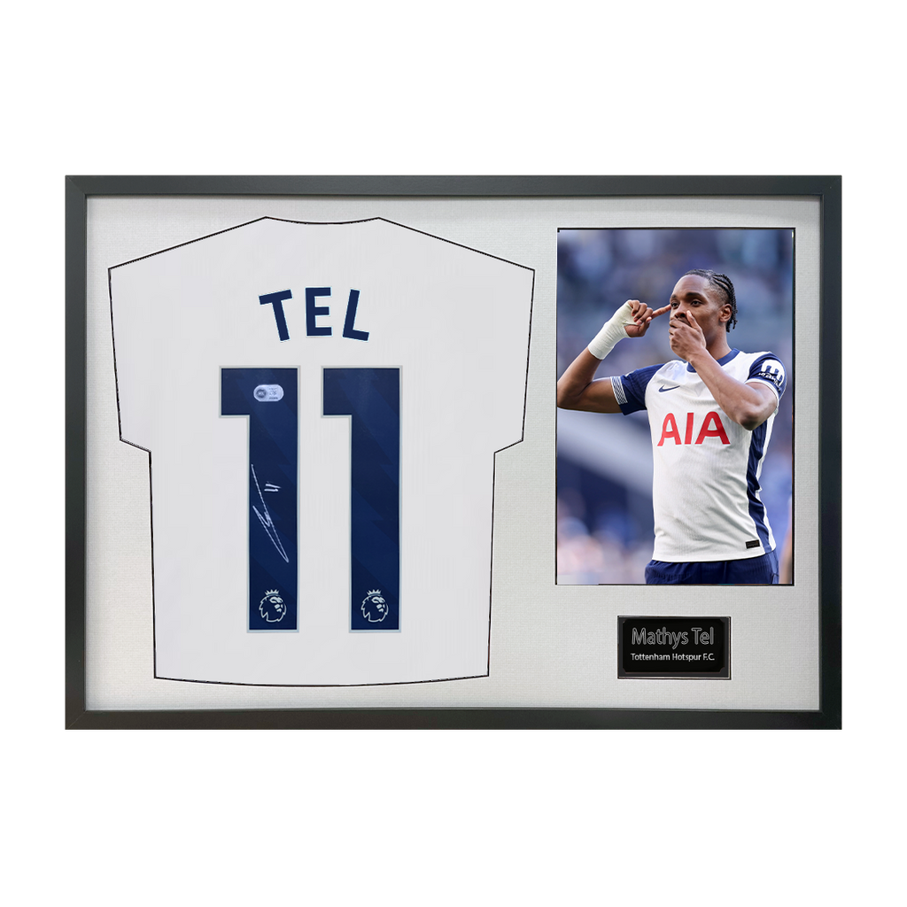 Mathys Tel Signed Tottenham Hotspur Shirt Classic Frame (ACG Cert)