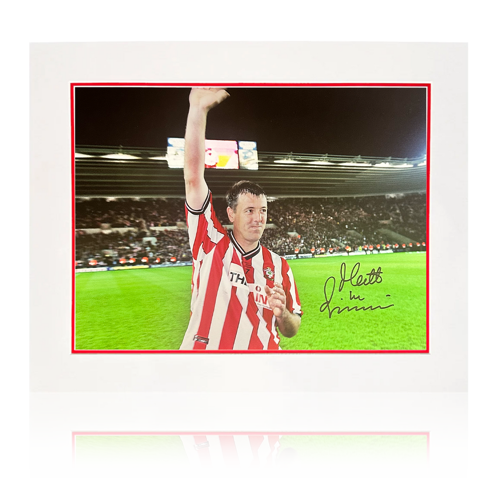 Matt Le Tissier Signed Southampton Deluxe Mount