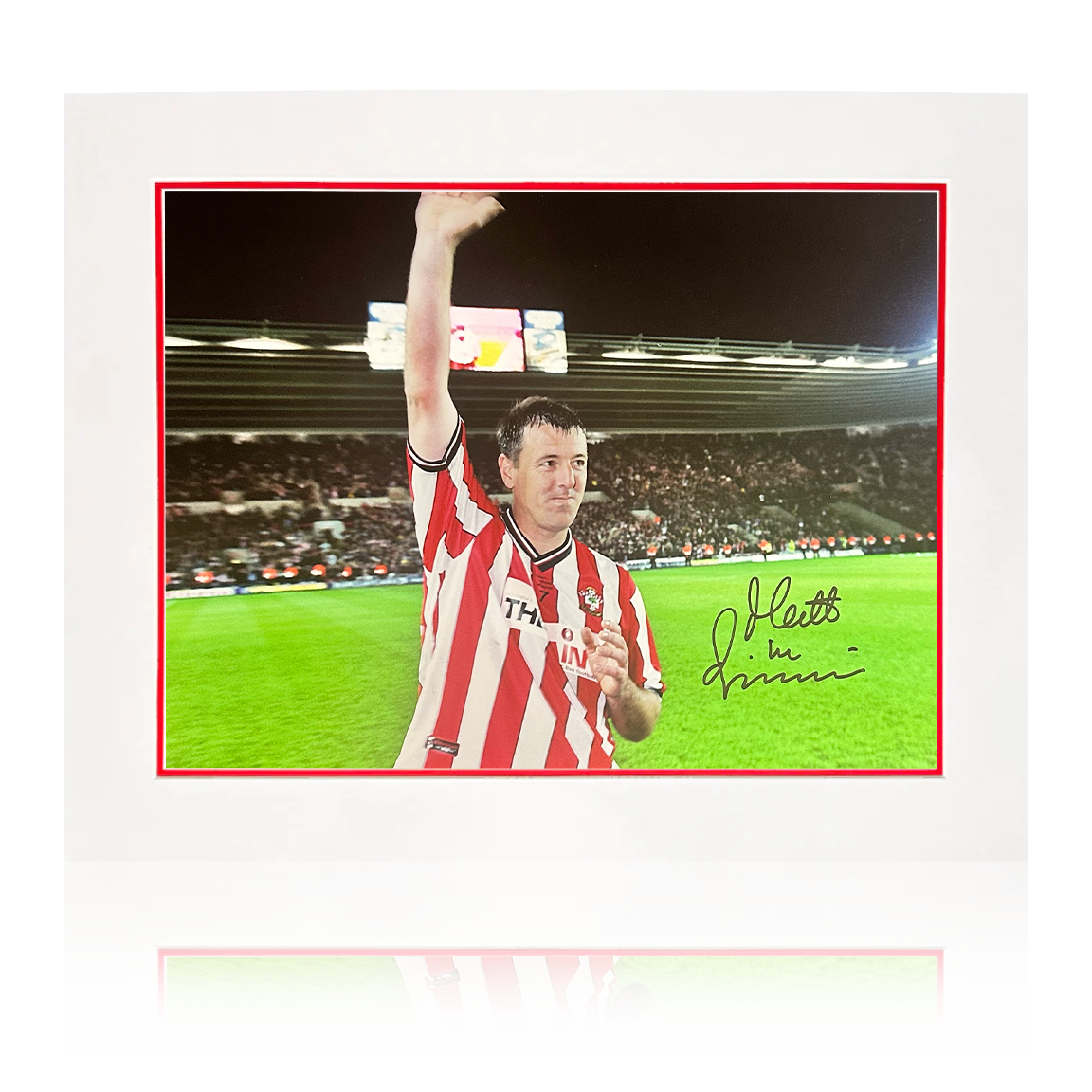 Matt Le Tissier Signed Southampton Deluxe Mount
