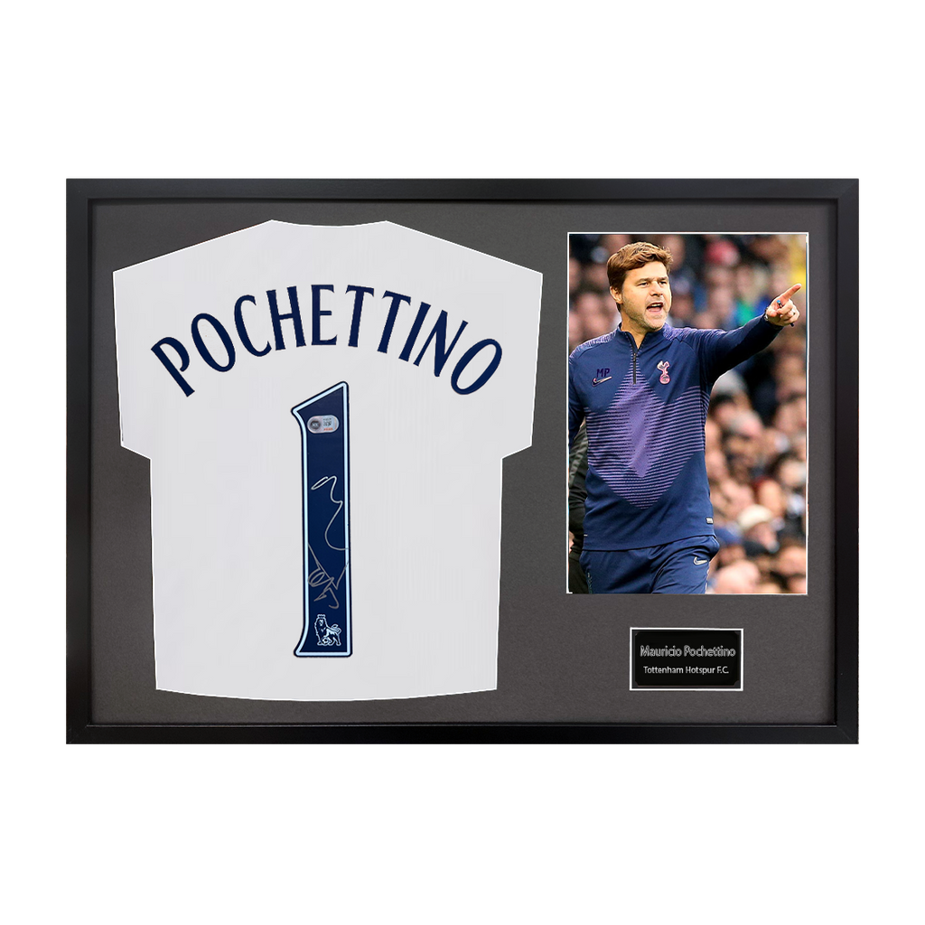 Mauricio Pochettino Signed Tottenham Hotspur Shirt Classic Frame (ACG Cert)